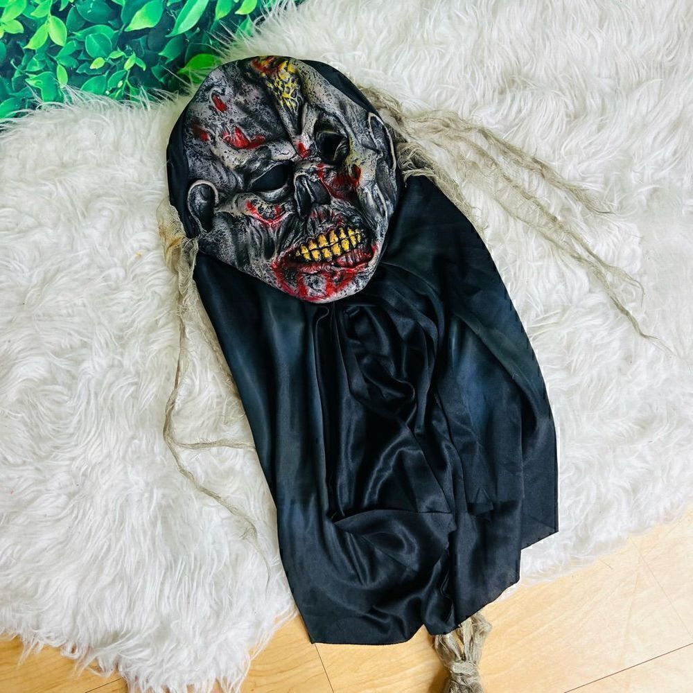 Halloween zombie scary mask one size